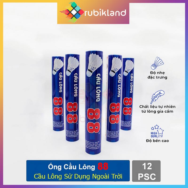 88 Ống Cầu Lông 88 Chính Hãng Chất Lượng Cao 12 Trái Cầu Lông Dùng Tập Luyện Thi Đấu Phụ Kiện Đồ Chơi Thể Thao