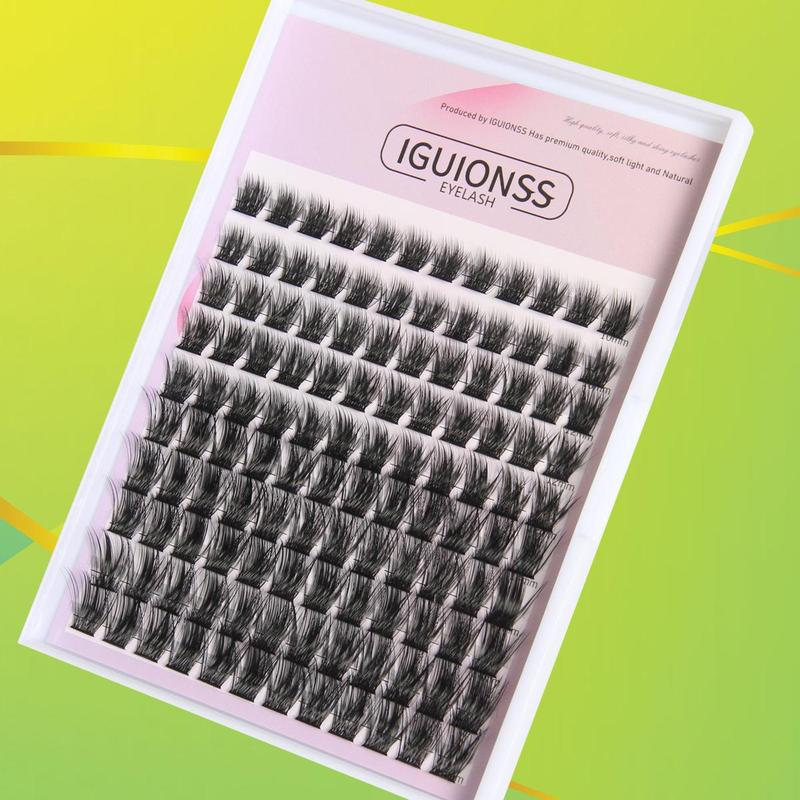 C/d Curl Mixed Size Individual False Eyelashes, 1 Set Natural Look Eyelash Extensions, Self Grafting Eyelash Clusters, Summer Makeup Gift, Makeup Products, Makeup Bundles, Valentine's Day Gift, Eyelashes Extensions, Cosmetic, Eyelash Falsies 8