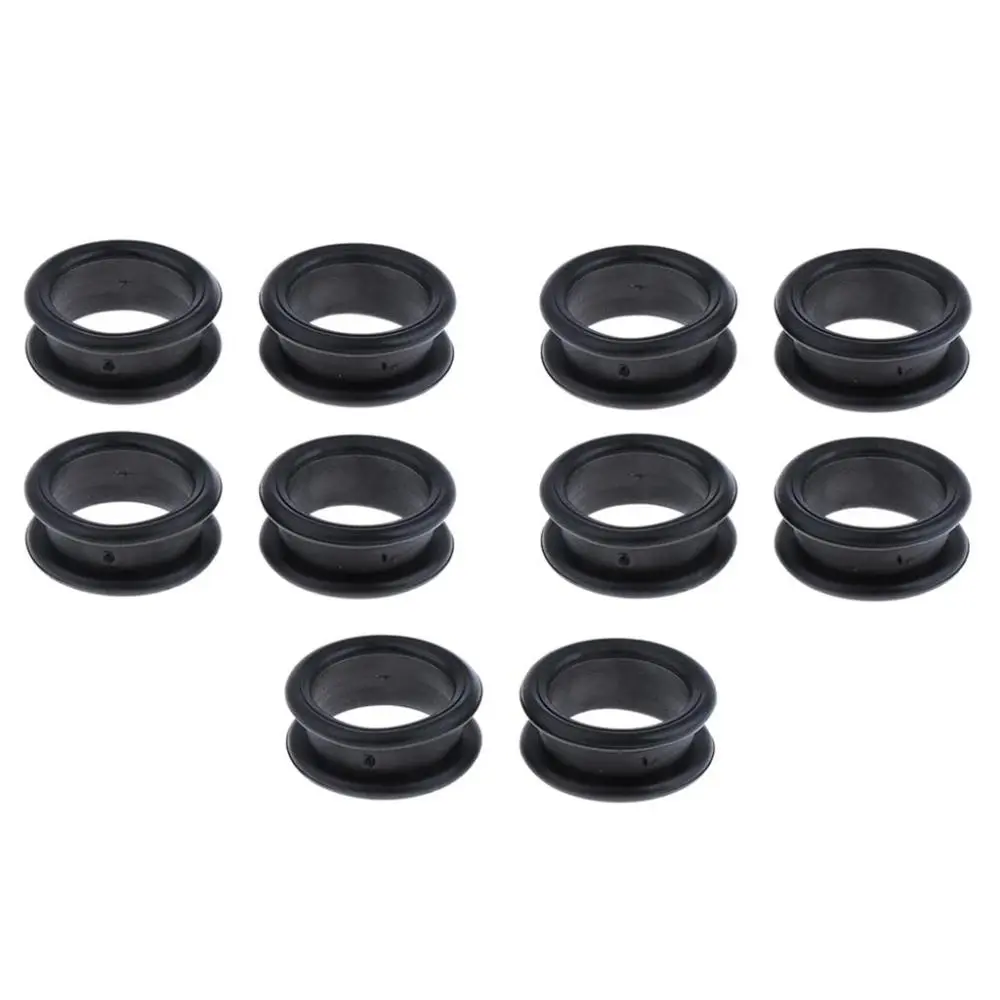 10pcs Barber Hair Scissors s Grips Inserts, Soft Silicone