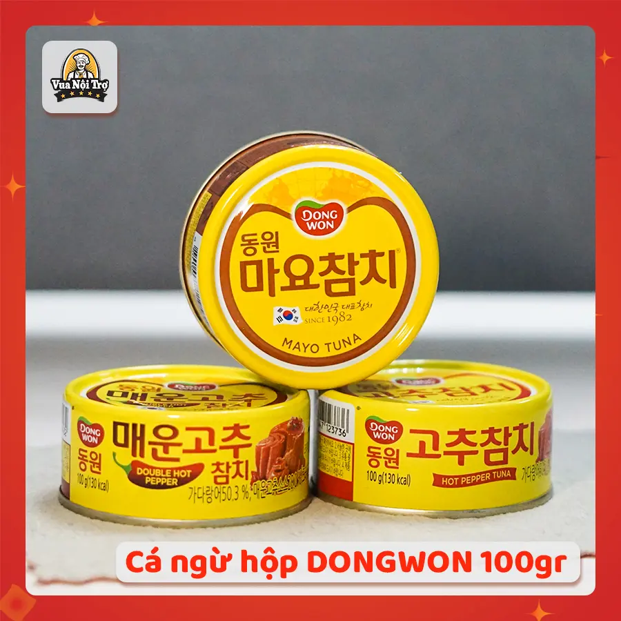 Cá Ngừ Hộp Dongwon Nhập Khẩu Hàn Quốc (100g)
