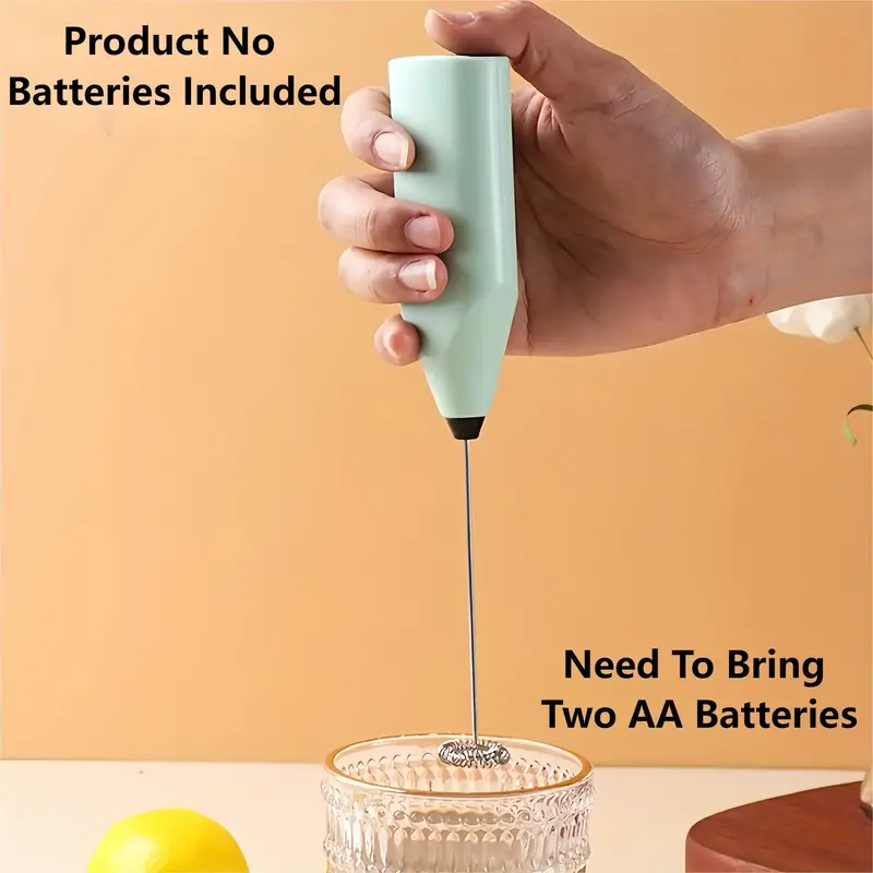 Portable Electric Coffee Stirrer, 1 Count Handheld Milk Frother, Kitchen Egg Beater, Kitchen Gadget without Battery, Kitchen Appliances for Girls Birthday Gift, Back To School Supplies, Coffee Tools, Coffee Equipment 6