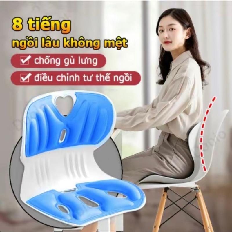 ( Hang loaij 1 )Ghế công thái học chống gù lưng, ghế văn phòng giúp ngồi thẳng lưng phù hợp trẻ em, sinh viên người lớn 2