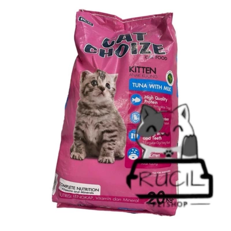 Chat choice kitten 20 kg untuk kucing dibawah satu tahun - Shop | Tokopedia