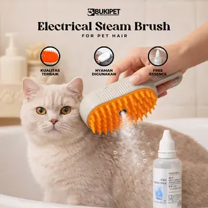 Sisir Grooming Brush Kucing Anjing pembersih bulu - Steam Brush