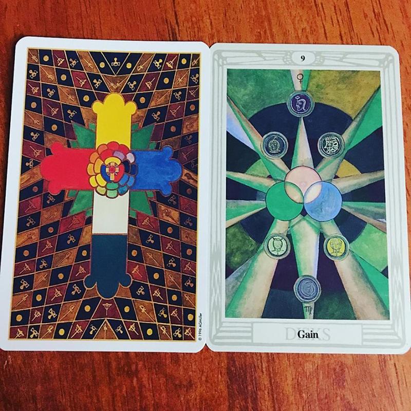 Bộ Bài Tarot Cleister Crowley Thoth Tarot Tặng Đá Thanh Tẩy 1