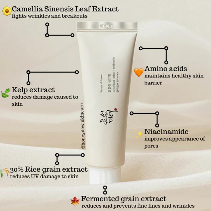 Beauty of Joseon Relief Sun Sunscreen Rice Probiotics SPF50+ PA++++ 50ml 2