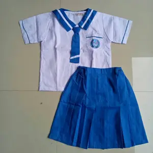 SERAGAM SEKOLAH ANAK TK BIRU PUTIH PENDEK