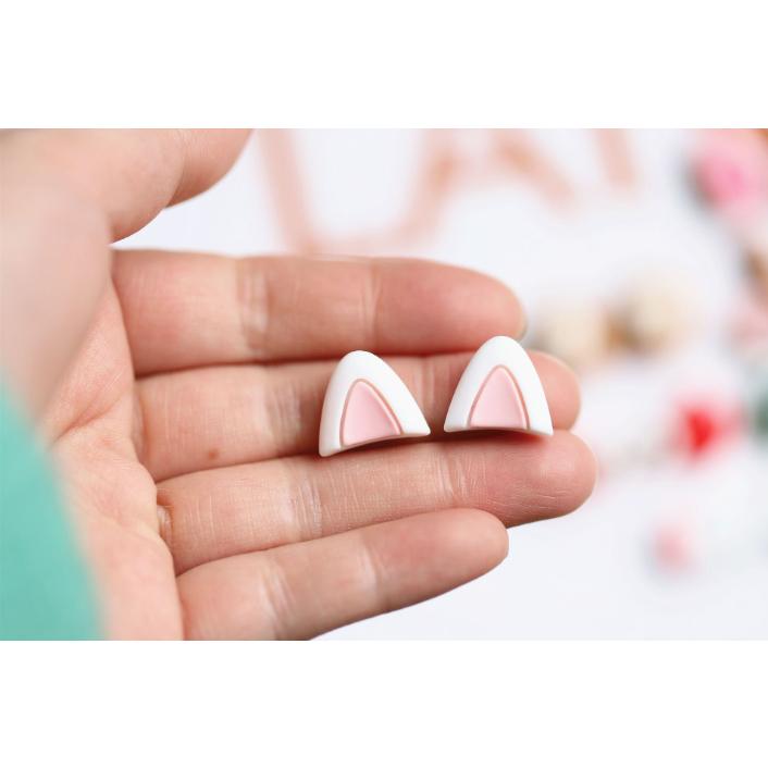 Charm tai thỏ, sừng hươu, càng cua, tai gấu, mắt ếch trang trí điện thoại, vỏ ốp, kẹp tóc, DIY 1