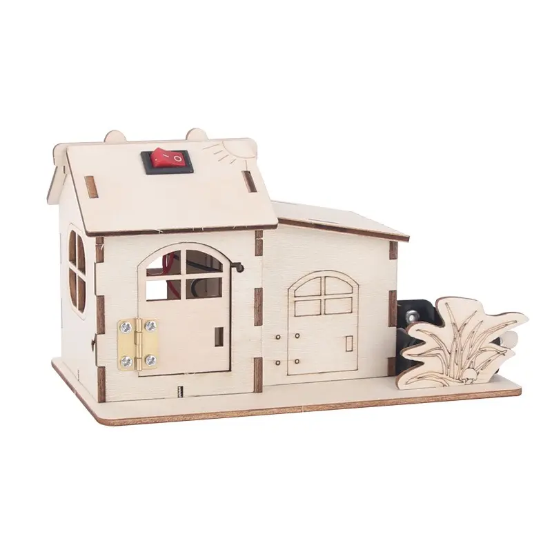 Bộ Lắp Ghép Bằng Gỗ Ngôi Nhà Đổi Màu Theo Phương Pháp Giáo Dục Stem Steam. 1