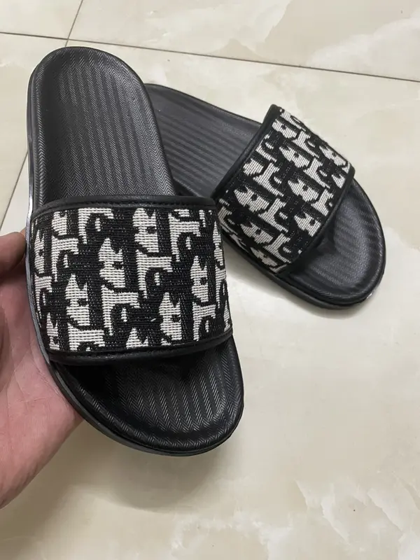 Dép quai ngang nam nữ dạng gò mẫu mới nhất năm 2024 - DéP - Slipper Đế Bằng Nhung 2