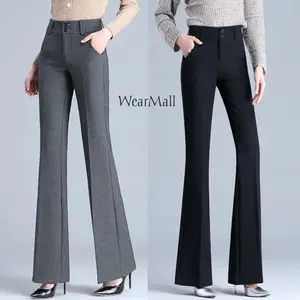 CELANA KANTOR CUBRAY / CELANA CUBRAY WANITA / CELANA BAHAN / CELANA FORMAL WANITA Hitam Kerja