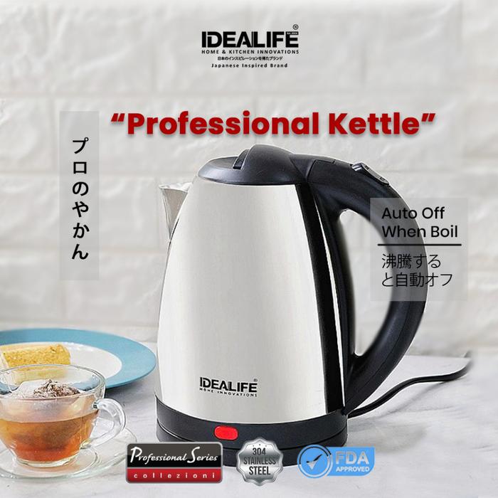Gambar IDEALIFE - Electric Kettle Teko Listrik 1.8Litre IL-110 dari IDEALIFE ONLINE STORE Kota Administrasi Jakarta Utara Tokopedia