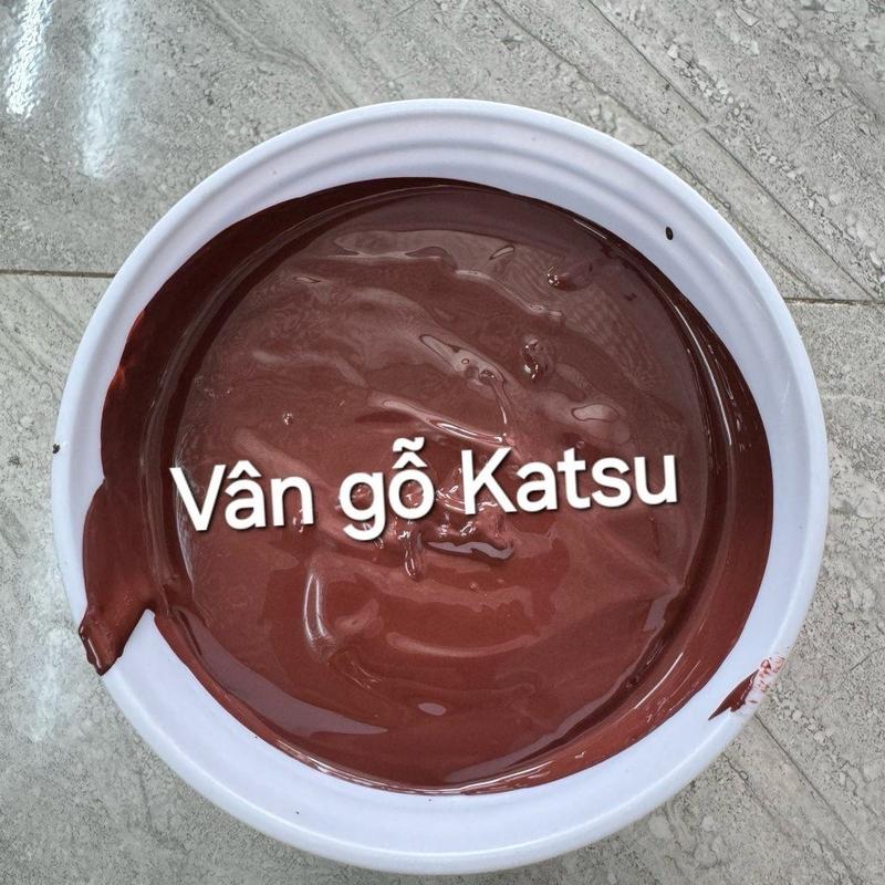 Hộp 1kg Sơn Vân Gỗ chuyên vẽ vân giả gỗ Hệ Nước Ngoại Thất