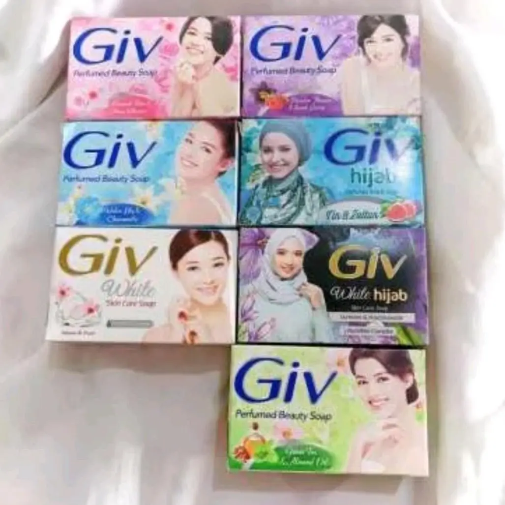Sabun Giv Batang Paket 6pcs campur variasi Soap Mencerahkan