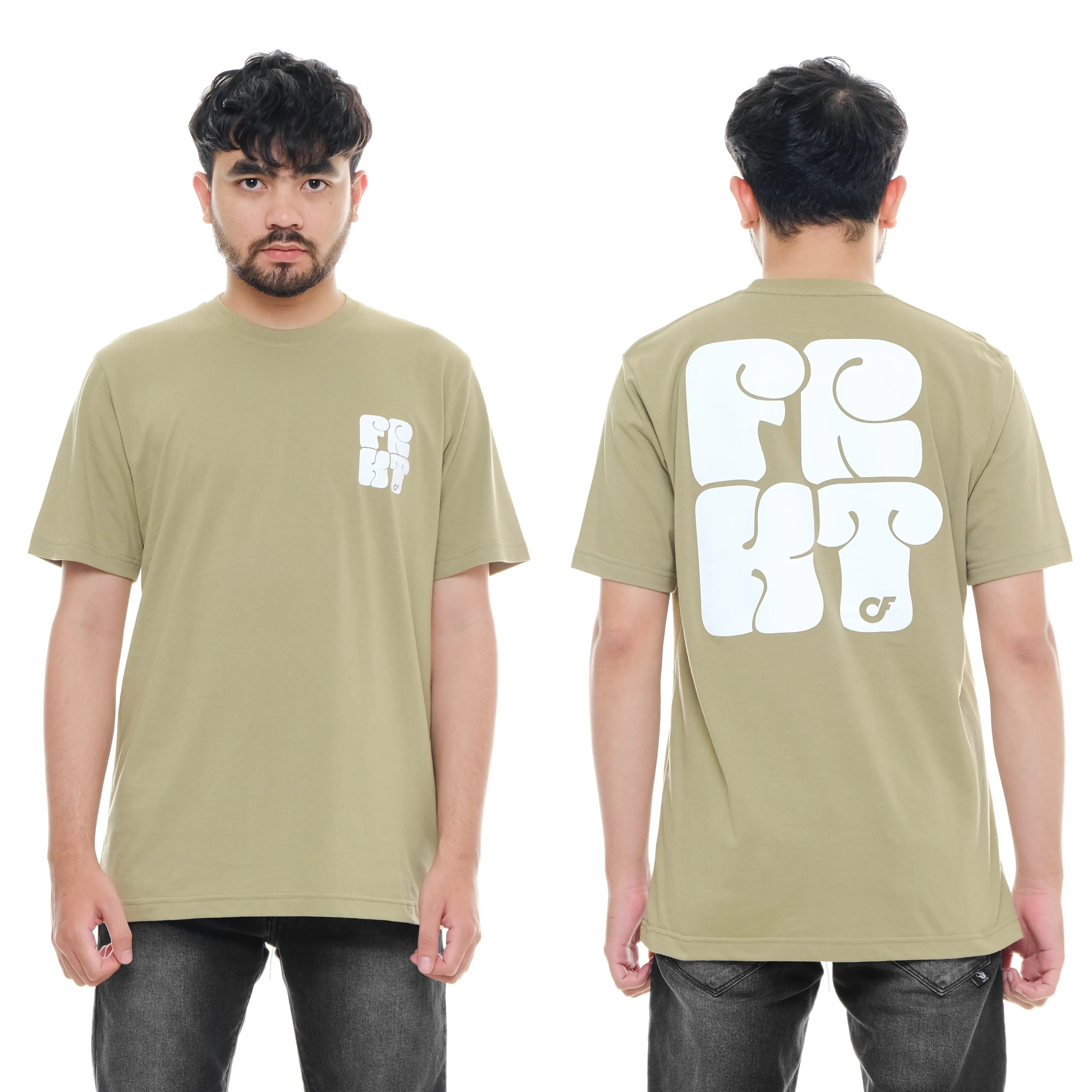 Freakout T-shirt Kaos Unisex Reguler-Big Size Jumbo M L XL 2XL 3XL 4XL Combed Nyaman Vintage Pria Distro Baju   Sablon Pendek Lembut Stiker Keren polos Oversize