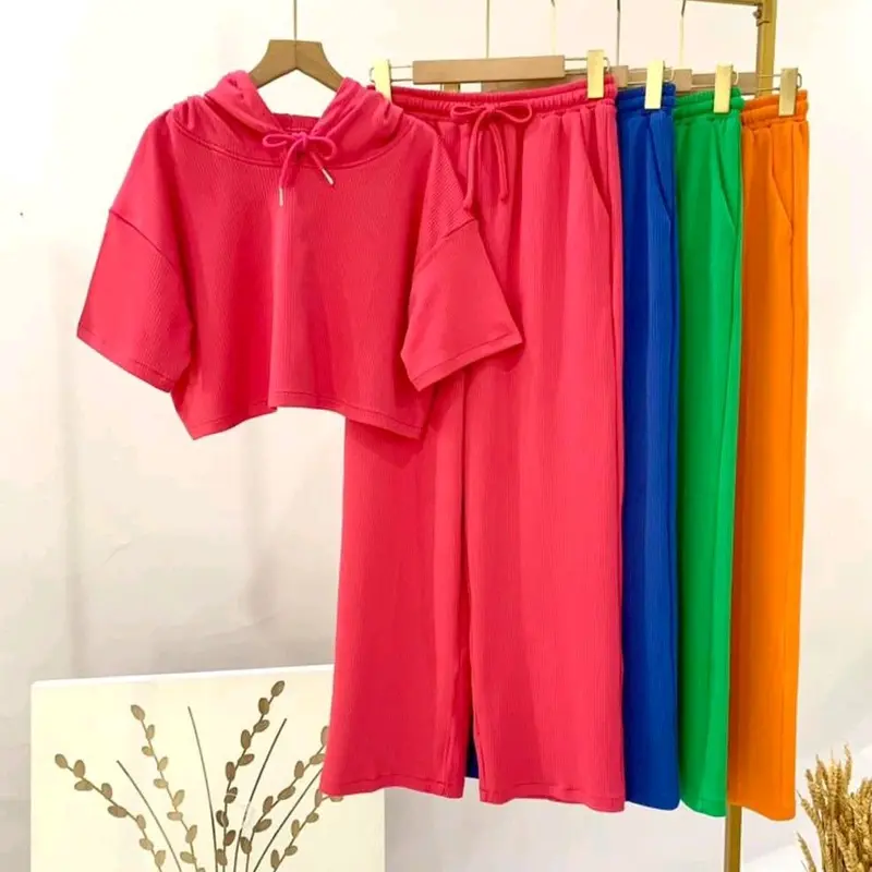 Set Hoodie + celana kulot 0