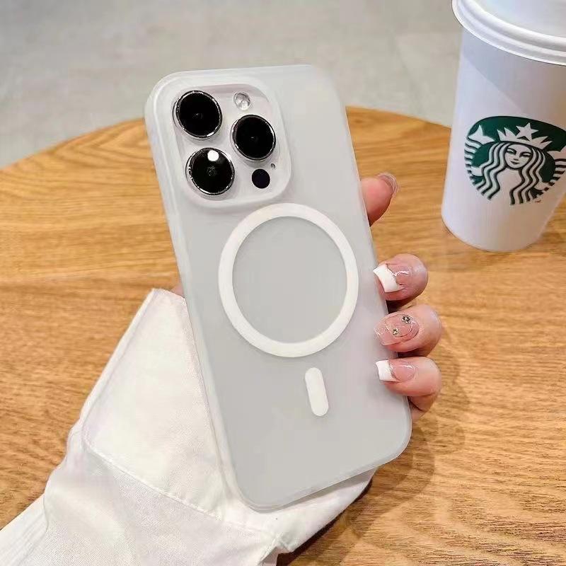 Product Introduction of Applicable to Apple 15 mobile phone case PC ice mist magnetic suction 14 ultra-thin matte iPhone13 skin feeling all-inclusive 12promax 3