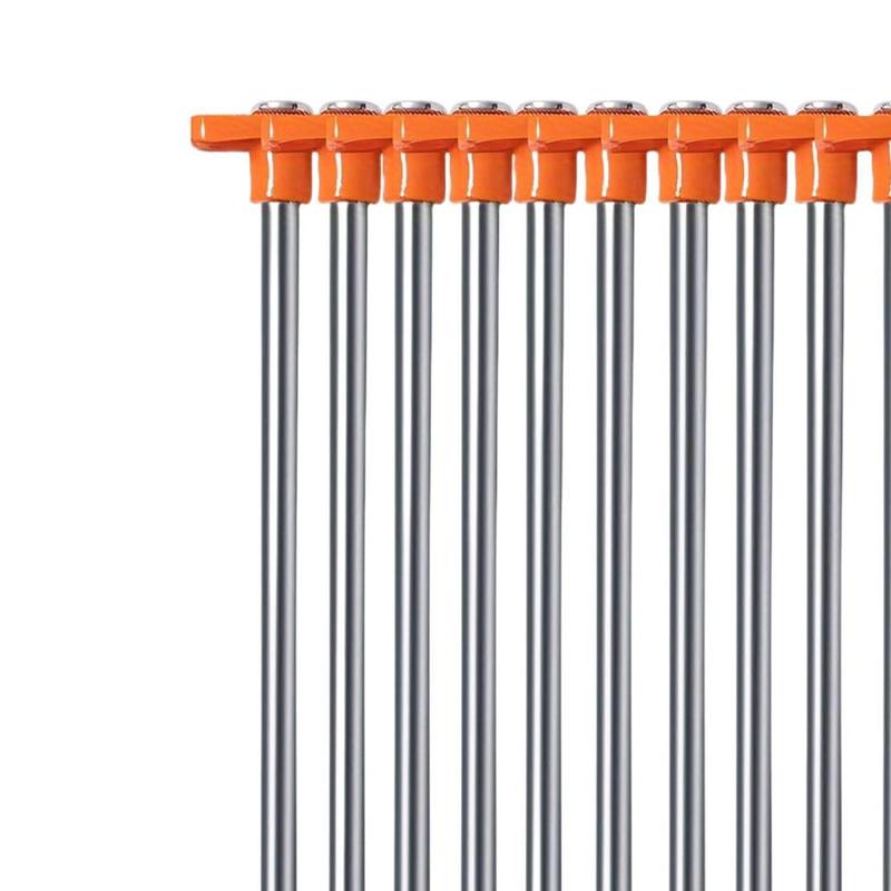 Product Introduction of 10x Tent Stakes 10 inch Easy Installation Tent Pegs for Grassland Lawn Patio 2