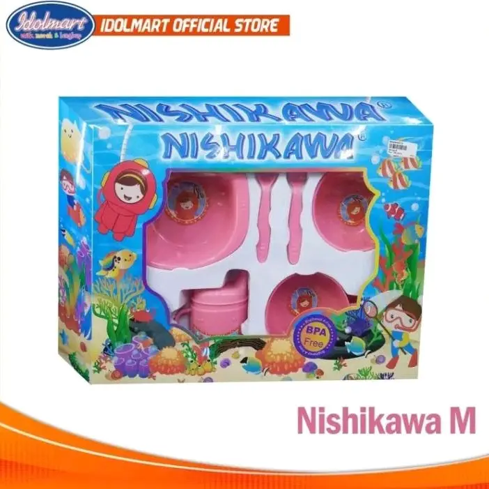 Nishikawa feeding set alat makan baby bayi