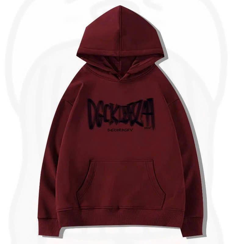 Áo Khoác Hoodie Cao Cấp Form Rộng Nỉ Bông Hai Lớp In Hoạ Tiết Sắc Nét Nam Nữ Đều Mặc Được Menswear 5