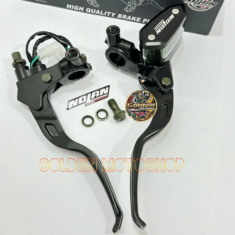 Master Rem NOLAN E-2 tabung OVAL 14mm UNIVERSAL RX KING,NINJA,VIXION,SCOOPY,SONIC,SATRIA FU,KLX,Mega pro,CBR, R15/R25 ,FIZR,XRIDE,TIGER,dll 2