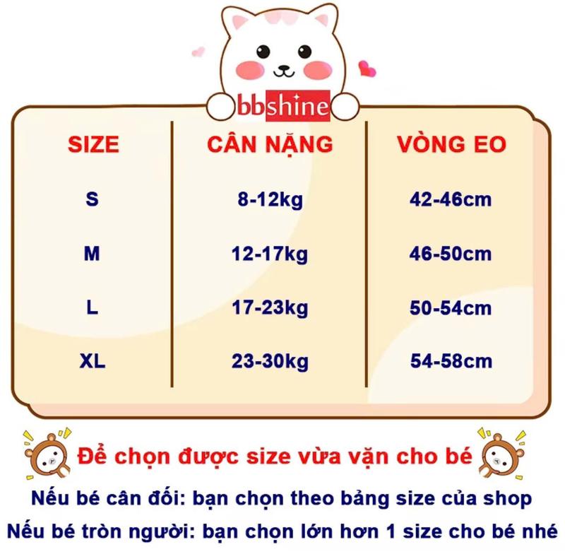 Product Introduction of Combo 4 Quần Chíp Đùi Cho Bé Gái Họa Tiết Dễ Thương, Cotton Thoáng Mát Co Giãn  Cho Bé Gái 8kg - 30kg 0