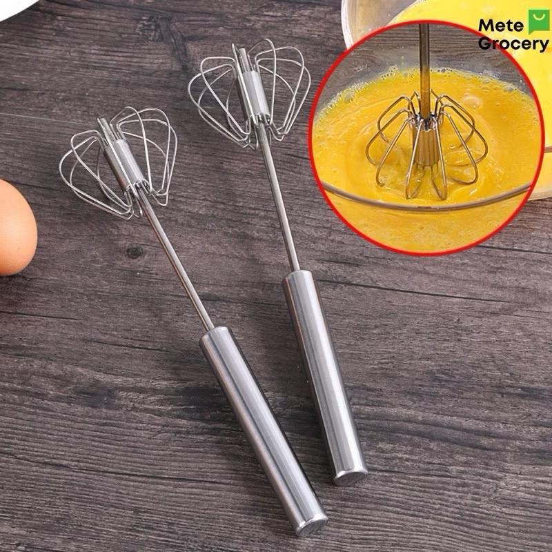 COMBO 2 x Cây đánh trứng inox Cây pha cafe thông minh tự động không cần pin