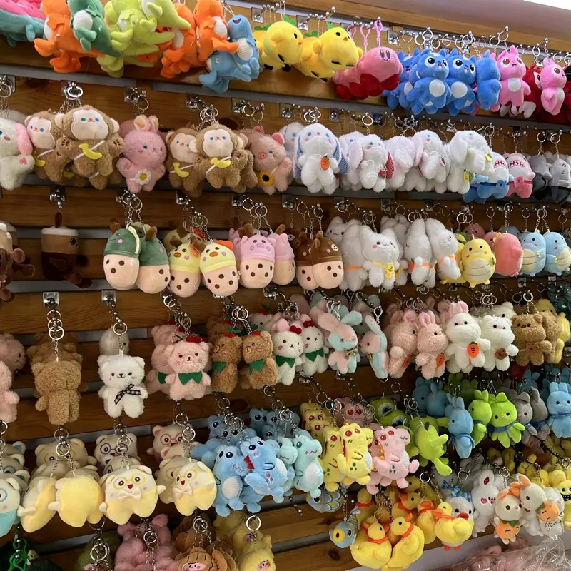 Móc khoá hình gấu nhồi bông 11cm cực kì cute 0