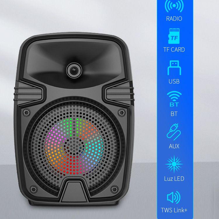 Loa Bluetooth  ZQS-1328  Thiết kế nhỏ gọn tiện lợi, dễ dàng di chuyển tích hợp đèn led, âm thanh sống động chân thật Củ Loa Nghe Nhạc