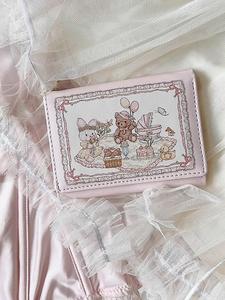 Cartera de Cuero PU con Diseño de Oso de Dibujos Animados, Estilo Nuevo 2024 para Mujer, Portatarjetas con Cierre, Ranuras para Múltiples Tarjetas, Diseño de Hebilla Antimagnética, Cartera Ahorradora de Dinero
