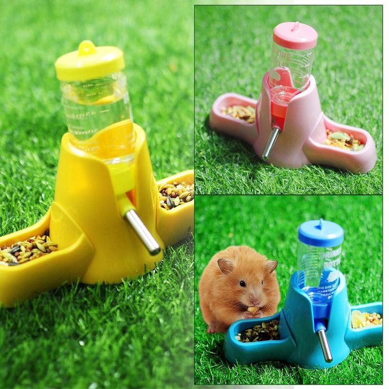 Product Introduction of Hamster Water Bottle Small Animal Accessories Automatic Feeding Device Food Container Pet Drinking Bottles Hamster Accessories 11