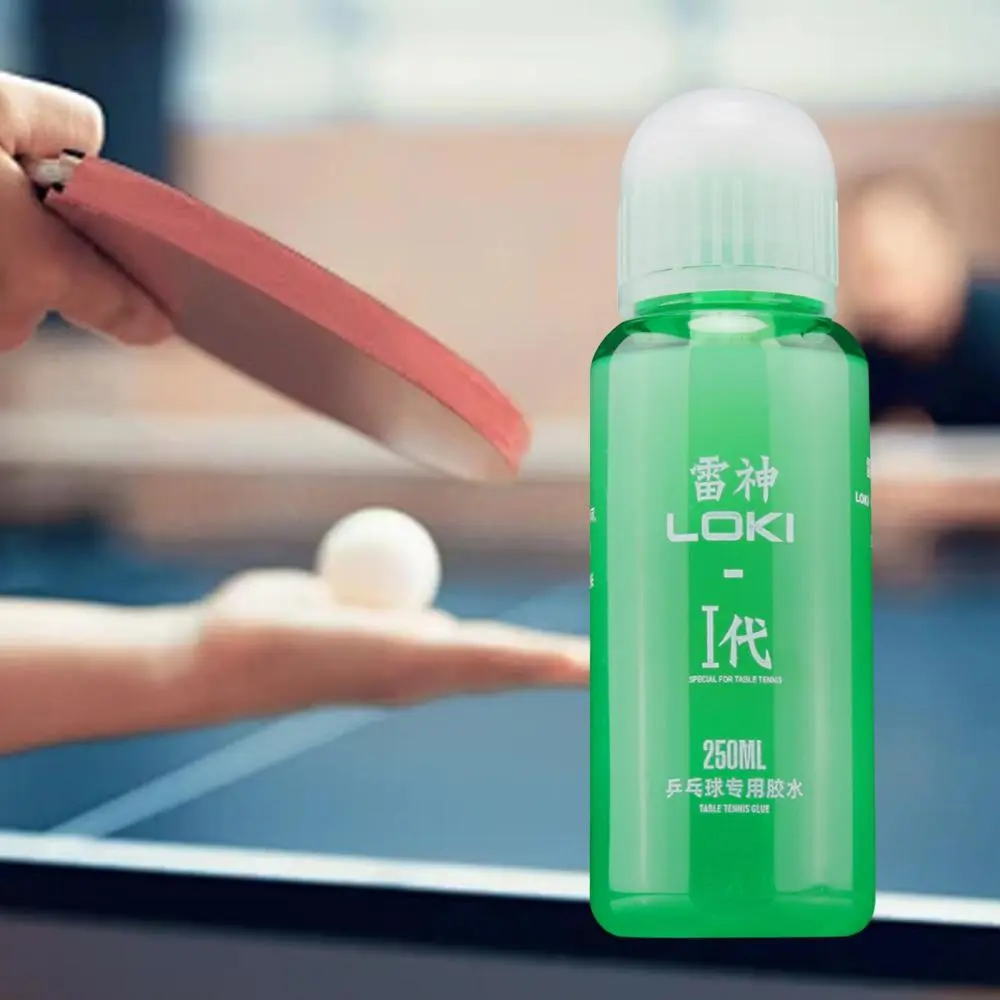 Keo dán vợt bóng bàn, với bàn chải, keo cao su, 250ml, để gắn cao su, lắp ráp vợt bóng bàn, vợt tự làm