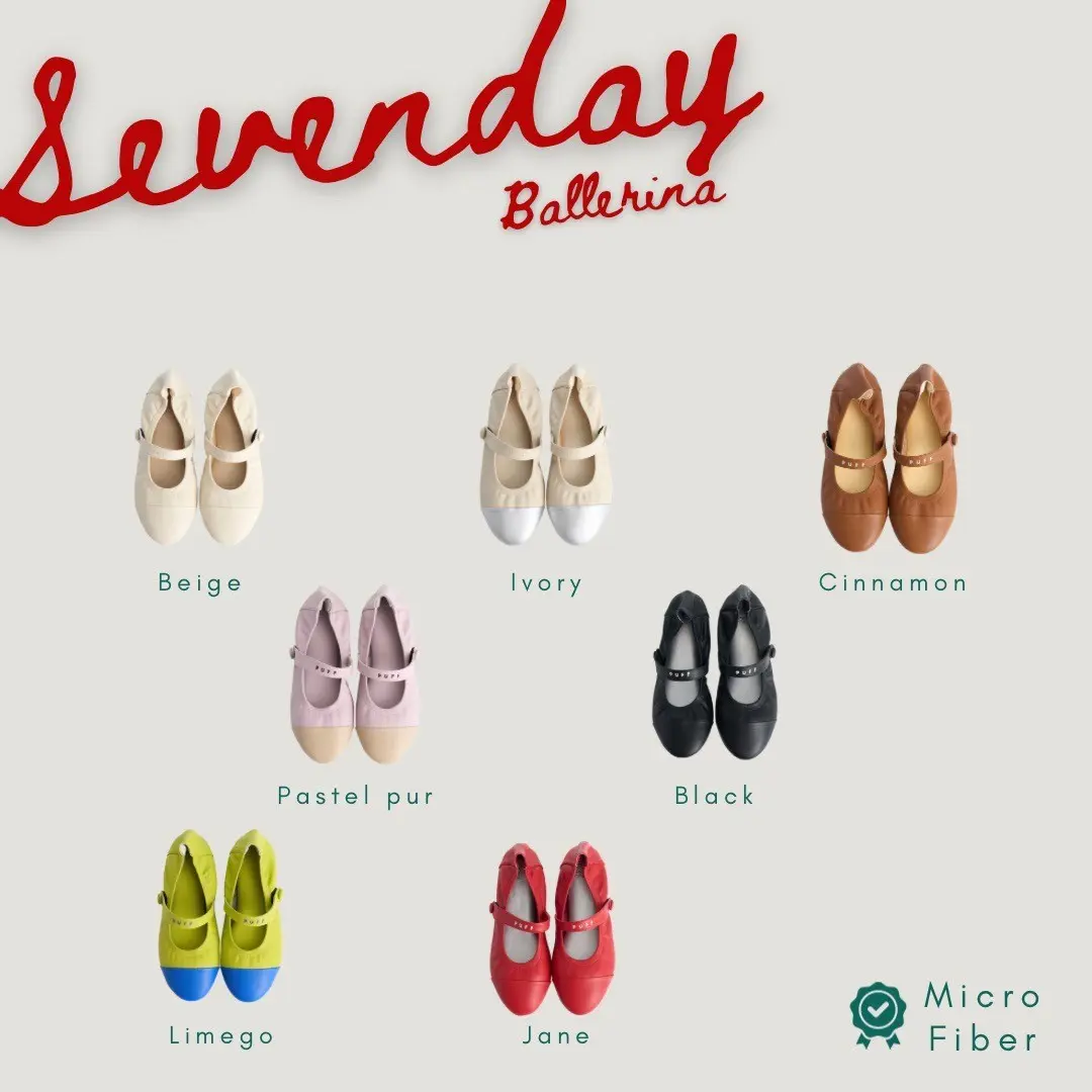 PUFFSHOES.OFFICIAL : SEVENDAY BALLERINA
