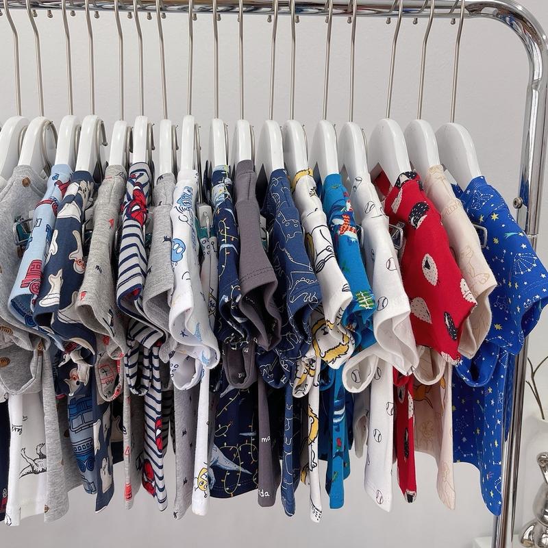 Set 3 bộ quần áo Cotton cộc tay Bé Trai  , bộ quần áo cộc tay cho bé trai mặc mùa hè 8