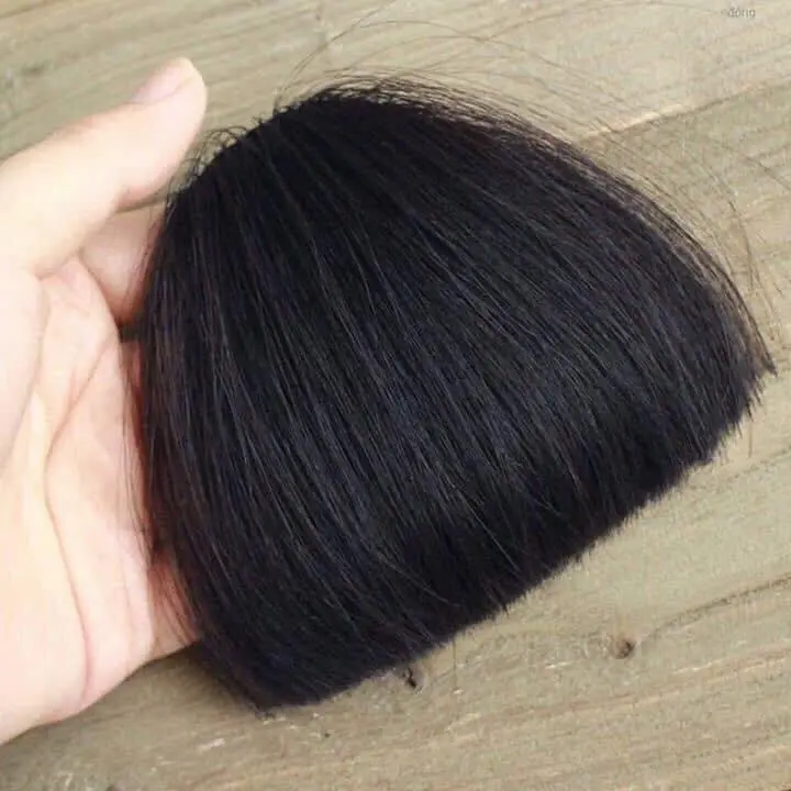Mái ngố dày tóc thật (có dia và không có dia) Women Nữ 3
