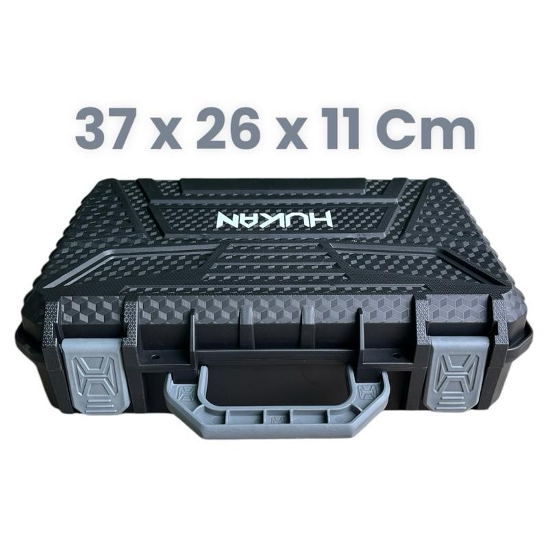 Hộp nhựa ABS Hukan đựng đồ nghề, máy khoan, phụ kiện kích thước 29x21x14 cm