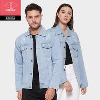 Gambar Jaket Jeans Pria Wanita Couple Sudah 2 Pcs Unisex Premium Quality - GARMEN COUPLE, M M dari DABEDA ORIGINAL BRAND Kab. Bandung 5 Tokopedia