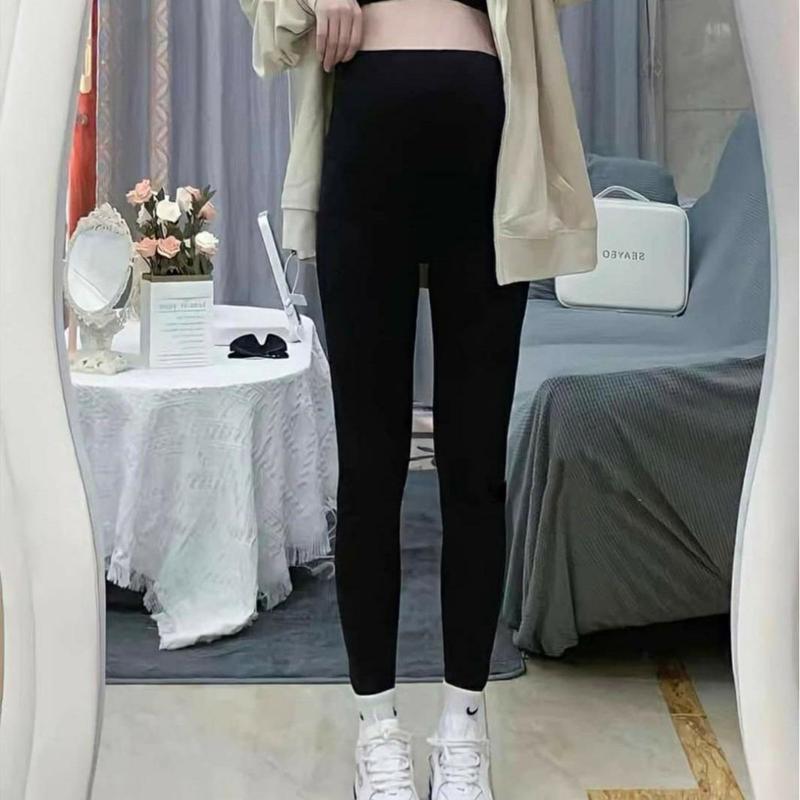 Quần Legging Bầu 4 Mùa Vải Bozip Co Giãn Thoải Mái Và Có Chun Điều Chỉnh