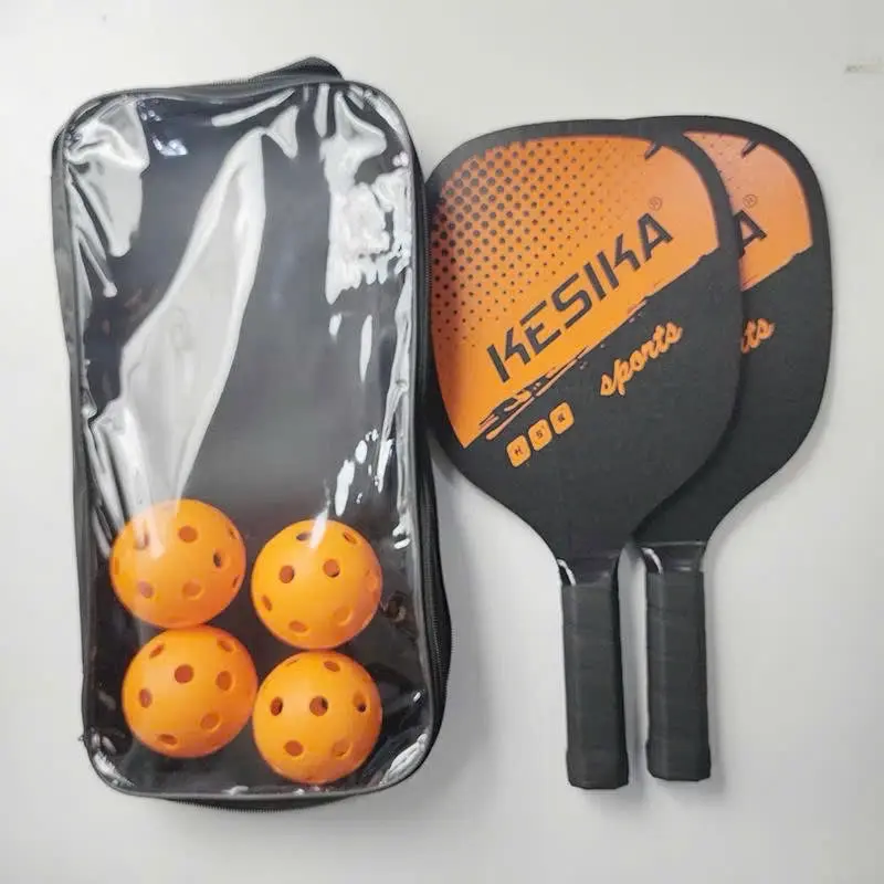 Bộ 2 Vợt Chơi Bóng Pickleball Siêu Nhẹ Cao Cấp Kèm Túi Đựng và 4 Quả Bóng Chuyên Nghiệp 1