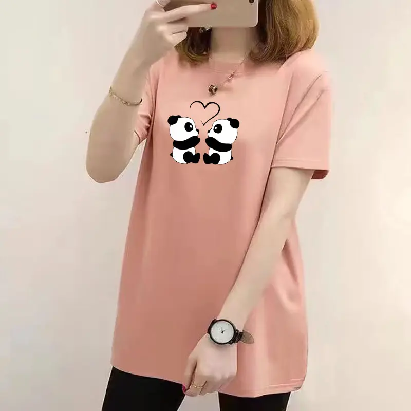 long t shirt women short sleeve casual long blouse women clothes plus size top blouse women