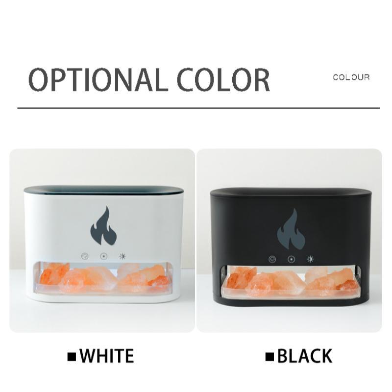 Imitation Flame Aromatherapy Humidifier, Perfume Essential Oil Diffuser, Creative Decorative Volcano Humidifier with Night Light, Air Moisturizer for Home Office, Mother's Day Gift for Mom 5