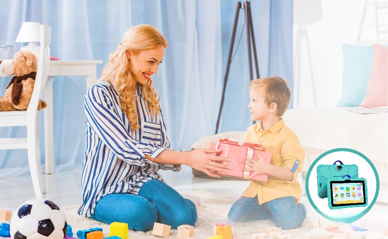 Product Introduction of 7Inch Kids Tablet Pc Android12 Drop Proof Tablet, Smart Tablet Smart tablet comes with a smart watch as a gift 25