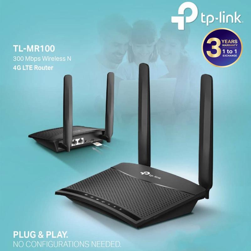 TP-Link TL-MR100 300Mbps Wireless N 4G LTE Router | Open Lin - TikTok ...