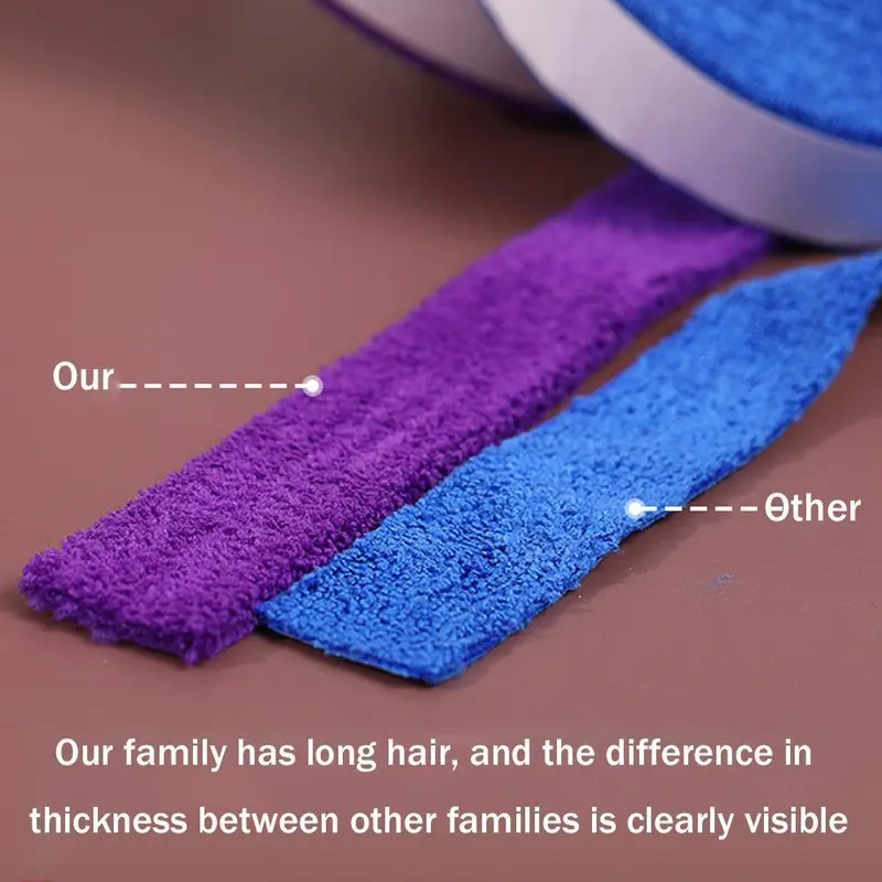 Băng Thấm Mồ Hôi Vợt Cầu Lông, Tay Cầm Khăn Chống Trượt, Chất Liệu Microfiber, Vợt Overgrip, V4B9, Chất Liệu Khăn 4