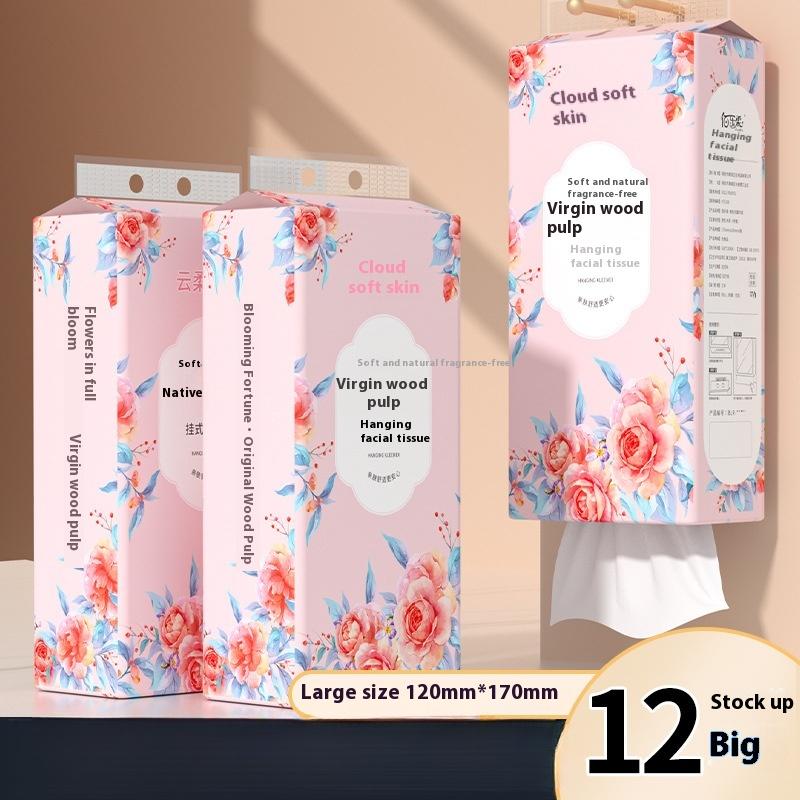 Premium Original Wood Pulp Hanging Tissue for Home Use 0
