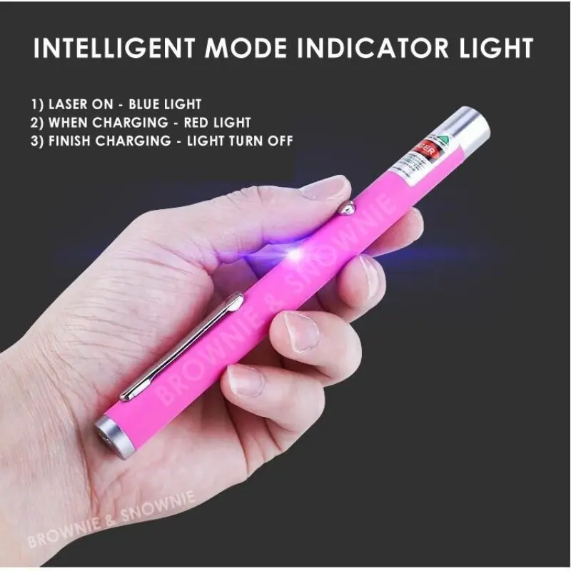 Con trỏ Laser màu xanh lá cây, Có Thể Sạc Lại USB, Phạm Vi xa 8 km, Rất mạnh mẽ 2