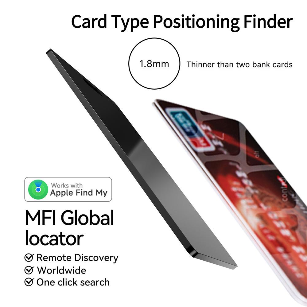 Smart Wallet Track Card Location Tracking Device Wireless Charging Wallet Phone Finder Works with Apple Find My Item Tracker Tag - Image 5