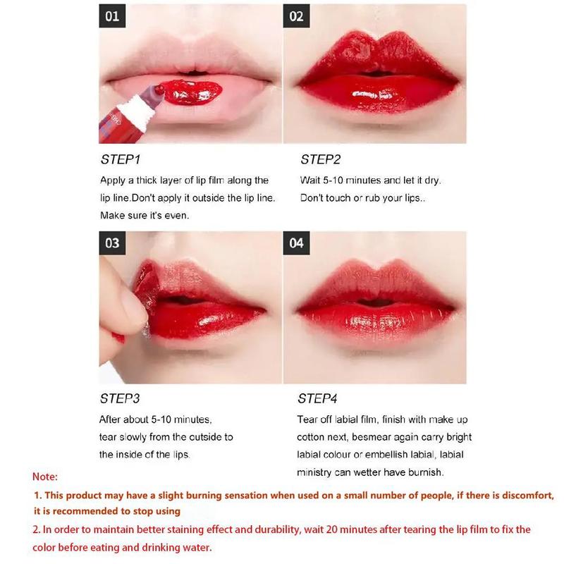 Product Introduction of 6 Color Long Lasting Peel Off Tinted Lipstick, 6 Counts/set Lip Gloss Tear Off Lip Tattoo Colored Lip Balm, Daily Lip Care Lip Moisturizer for Girls & Women, Eastenders Lipstick, Birthday Box For Girl, Christmas Gift, Summer Fridays Old Packaging Lip Balm 13