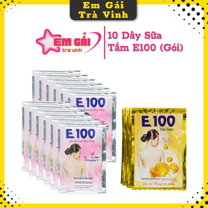10 Dây sữa tắm e100 ( dây 12 gói ) Women Nữ Dưỡng Body Dưỡng Da Body Dưỡng Da