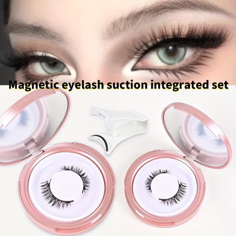Lông Mi Giả Từ Tính, Có Thể Tái Sử Dụng, 1 Cặp, Lông Mi 3D Tự Nhiên, Không Keo, Kèm Kẹp, Không Thấm Nước, Thích Hợp Cho Halloween, Du Lịch Và Công Tác, Bao Gồm Kẹp
